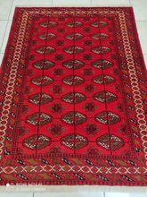 Charger l&#39;image dans la galerie, Tapis Torkaman tissé main n°19261_175×130

