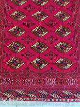 Charger l'image dans la galerie, Tapis Torkaman noué main n°19006_185×130
