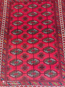 Tapis Torkaman tissé main n°19261_175×130