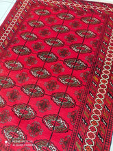 Charger l&#39;image dans la galerie, Tapis Torkaman tissé main n°19261_175×130
