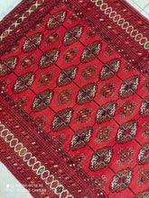 Charger l'image dans la galerie, Tapis Torkaman noué main n°19264_200×140
