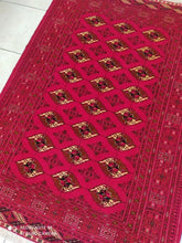 Charger l'image dans la galerie, Tapis Torkaman noué main n°19006_185×130
