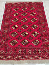 Charger l'image dans la galerie, Tapis Torkaman tissé main n°18995_170×122
