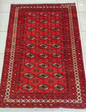 Charger l'image dans la galerie, Tapis Torkaman noué main n°19264_200×140
