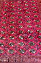 Charger l&#39;image dans la galerie, Grand Tapis Torkaman tissé main n°17110_307×255
