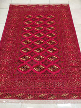 Charger l&#39;image dans la galerie, Tapis Torkaman fait main n°19007_190×135
