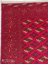 Charger l&#39;image dans la galerie, Tapis Torkaman fait main n°19007_190×135
