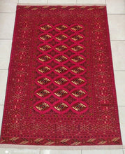 Charger l&#39;image dans la galerie, Tapis Torkaman fait main n°19007_190×135
