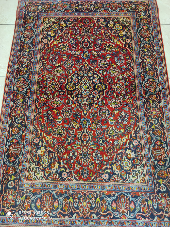 Tapis Antique Kachan noué main_162×107