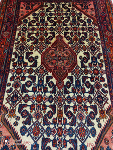 Tapis iranien antique noué main n°11971_213×135