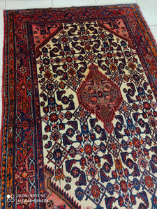 Tapis iranien antique noué main n°11971_213×135