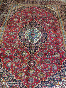 Grand tapis Kachan fait main n°9623_347×258