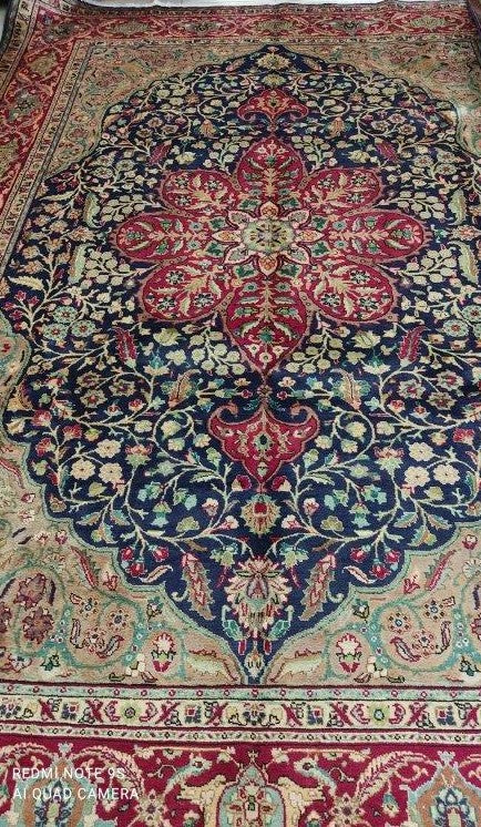 Grand Tapis Tabriz fait main n°6148_343×244