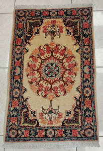 Tapis Sarouk fait main n°14933_97×61