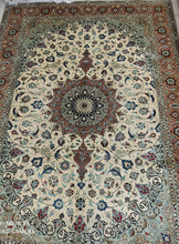 Charger l'image dans la galerie, Grand Tapis Tabriz tissé main n°18983_300×205
